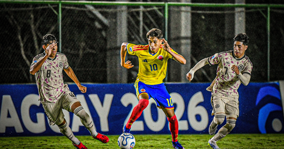 Chile cae ante Colombia y complica su camino en el Sudamericano Sub 17
